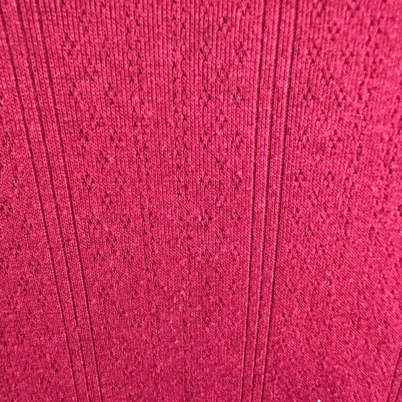 Girl’s Burgundy Long Sleeve Top - Picture 2 of 4